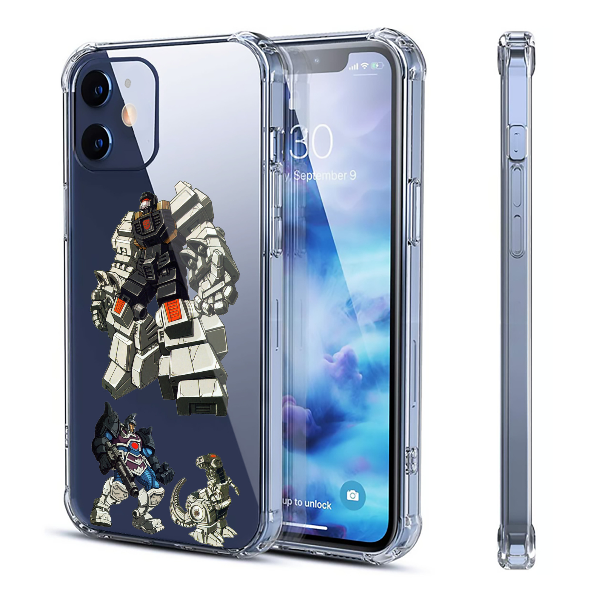 （画像用）  【iPhone 12シリーズ対応】透明スマホケース（クリアソフトケース）